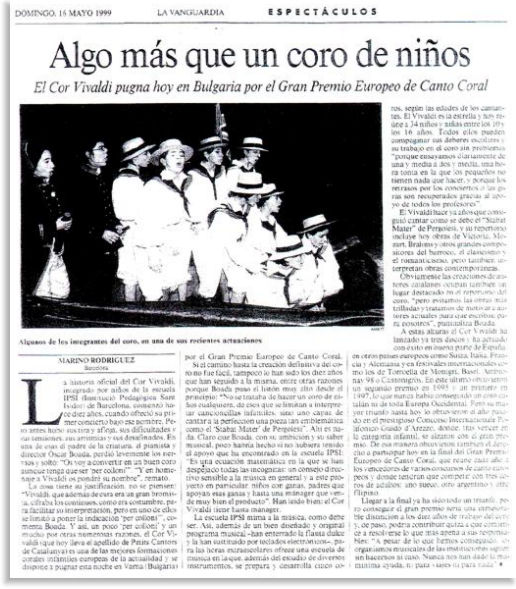 Algo más que un coro de niños
